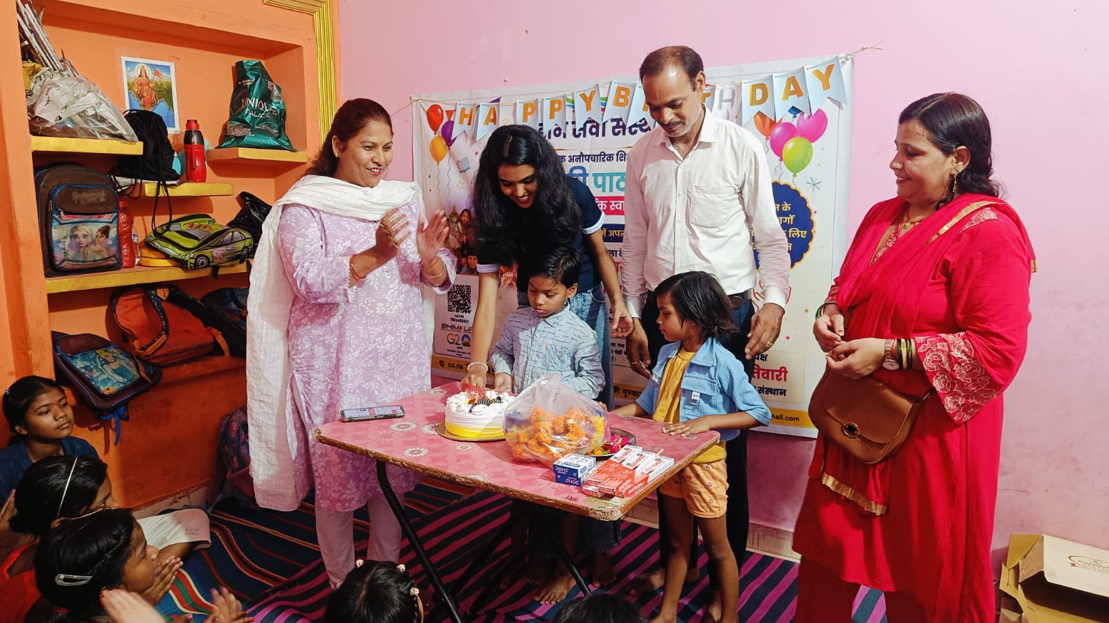 Birthday Celebration With Children Of Masti Ki Pathshala